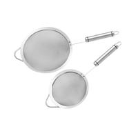 VALICLUD 2 piezas Colador Inoxidable Filtro de Fina para Cocina para Leche de y Diámetros Accesorio Esencial para Cocinar