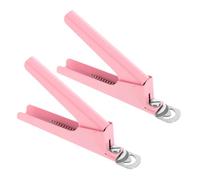 VALICLUD 2 Piezas Conjunto De Herramientas De Manicura Cortauñas De Gel Cortaúñas Portátiles Kit De Uñas Encarnadas Cortaúñas Para Mujer Cortauñas De Dedo Acero Inoxidable Rosa