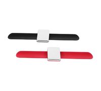 VALICLUD 2 Piezas Correa de muñeca magnética titular de la horquilla pulsera de peluquero imán de horquilla imanes de coser alfileteros de muñeca para coser pin pulsera gel de sílice