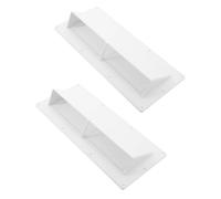 VALICLUD 2 Piezas Cubierta de Ventilación de Plástico para Autocaravana | Protección para Conducto de Campana y Rejillas de Ducha, Instalación Rápida, Estilo Minimalista