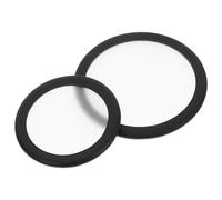 VALICLUD 2 Piezas de Diafragma para Estetoscopio de Pvc Negro Diseño Versátil y Mejora la Claridad Auscultación para Adultos y Niños