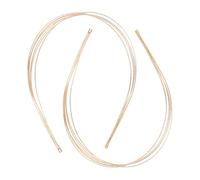 VALICLUD 2 Piezas Diadema de Metal Multicapa para Mujer Diademas de Moda de Múltiples Hebras Banda Cabello Tocado Cabello Accesorios de Moda para Novia Dama de Honor