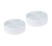 VALICLUD 2 Piezas Estuche de Lentes Mármol Portátil Lentes y Uso Diario