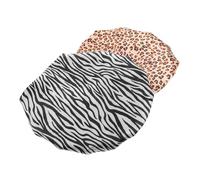 VALICLUD 2 Piezas Gorro De Ducha Impermeable Su Señoras Unisexo Elástico Impermeable De Doble Capa Hombre Gorros De Ducha Para Mujer Impermeables Baño Dama Capas Satín