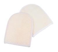 VALICLUD 2 Piezas Guantes De Baño De Masaje De Lufa Guante De Ducha Exfoliante Para Cuerpo Cepillo De Lufa Para Exfoliación