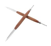 VALICLUD 2 Piezas Herramientas de Nail Art Multifuncionales con Punta Doble Pinceles de Silicona para Esmalte de Gel Escultura Dibujo para Profesionales y Principiantes
