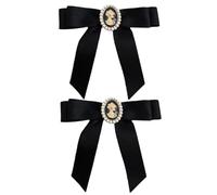 VALICLUD 2 Piezas Horquilla De Lazo Espalda Pinzas Lazo Decoración Cabello Para Eventos De Cortejo y Uso Diario Accesorio De Moda