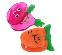 VALICLUD 2 Piezas Horquillas De Frutas y Verduras Pinzas Para El Cabello De Las Niñas Accesorios Para El Cabello Clips De Garra Pinza Para El Cabello Ácido Acético