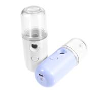VALICLUD 2 Piezas Humidificador Facial USB Recargable Atomizador Nano Hidratante Portátil para Spray para Hidratación Rápida y Rejuvenecimiento