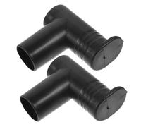 VALICLUD 2 Piezas Kit de tendedero para Ropa articulación Juntas de tendedero de Ropa Simple Bien Accesorio Colgador Tienda de Ropa tendedero común Juntas para percheros el plastico Black