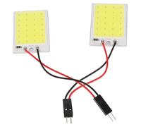 VALICLUD 2 Piezas Luz de Techo LED para Coche, Lectura Interior, Panel Cob | Compatibilidad Amplia Vehículos, PC Board, para Maletero y Cabina de Rv, Ambiente Suave