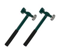 VALICLUD 2 Piezas Martillo para Chapa de Carrocería Martillo Pequeño de Acero Mango Tubular, para Puerta y Carrocería de Coche, Taller de Reparación de Automóviles, Diseño de Precisión