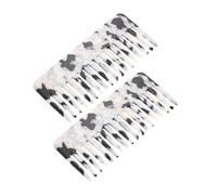 VALICLUD 2 Piezas Peine Antiestático Desenredar Peines Para El Cabello Para Mujeres Suavizado Cepillado Estilo Caliente Profesional Cepillo Desenredante Cuero Cabelludo Hoja De Acetato