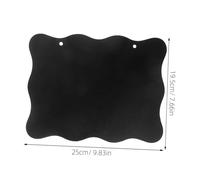 VALICLUD 2 piezas Pequeñas Colgantes de Madera Doble Cara Tablero de Mensajes Portátil para Cafés Tiendas y Reuniones con Diseño Ligero y Versátil para Escribir con Tiza