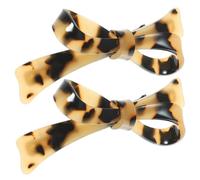 VALICLUD 2 piezas Pinzas para Pelo Mujer Vintage con Lazo Clips de Resorte Sólidos para Cabello Grueso Accesorios Elegantes para Peinados Diarios de Unidades
