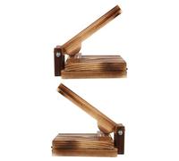 VALICLUD 2 Piezas Prensa para Masa Molde para Masa de Dumplings de Madera Mango, Simple, Ahorro de Esfuerzo, Superficie Lisa, para Hacer Empanadillas en Casa, Housewarming Day