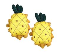 VALICLUD 2 Piezas ramo de baño accesorios para el baño depurador corporal exfoliante de lufa esponja de baño exfoliante de ducha Material de malla de flores de baño corrugado. Amarillo