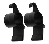 VALICLUD 2 piezas Soporte de Ganchos para Paraguas y Accesorios de Coche de Colgador Multifuncional para Maletero Fácil Instalación Plástico Resistente Organizador para Vehículos