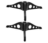 VALICLUD 2 Piezas Soporte Estable para Árbol de Navidad de Base para Árbol Artificial Diseño Compacto y Duradero Accesorio Decorativo para Fiestas Navideñas Color Negro