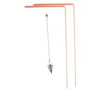 VALICLUD 2 piezas Varillas de Radiestesia Varillas de Detección Portátiles para Adivinación de Agua y Minerales para Camping y Caza de