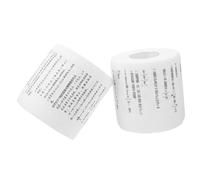 VALICLUD 2 Rollos Papel Higiénico con Fórmulas Matemáticas Pack de Decorar Fiestas y Baños para Amantes Matemáticas y Estudiantes