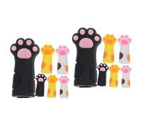VALICLUD 2 Series Corte De Gatos Corte De Piel Muerta Cubrir De Nipper Chiquillo Dedo Protector Cortacutículas Cubierta De Pinza De Uñas Gel De Sílice 6 Piezas*2