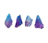 VALICLUD 2 Series Crystal Stones For Home Decoration Vibrant Electroplated Decorative Rocks For Crafts And Jewelry Making 4 Piezas X 2