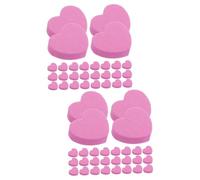 VALICLUD 2 Series Lima De Uñas De Manicura Exfoliante Bloque De Búfer De Uñas Profesional Bloque De Uñas De Búfer Bloques De Búfer De Uñas Bloque De Pulidor De Uñas Esponja Rosa 50 Piezas*2