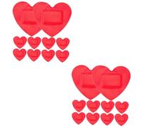 VALICLUD 2 series Vendajes En Forma De Corazón Vendajes Para Heridas Vendaje De Mano Vendaje Localizado Parches Hemostáticos Adhesivos Cinta Adhesiva Adhesivos Para 10 piezas*2