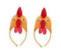 VALICLUD 2 Uds Diadema De Accesorios Para Fotos Cumpleaños Tocado De Pascua Diadema De Dibujos Animados Diadema De Pascua Diademas Divertidas Para Pascua Diademas Para Niñas