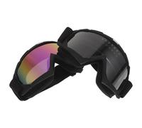 VALICLUD 2 Unidades Gafas de Motocross Retro Prueba de Viento con Doble Lente para Hombre y Mujer Compatibles con Casco Diseño Ergonómico para Motociclismo Esquí y Deportes al Aire