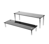 VALICLUD 2 Unidades Soporte de Exhibición para Cupcakes Torre de Magdalenas Expositor Acrílico Desmontable Estable para Fiestas de Cumpleaños Bodas y Reuniones Familiares