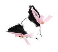 VALICLUD 2 Unids Encantador Gato Oreja Con Forma De Cabello Hoops De Felpa Diadema Cosplay Accesorios Para El Cabello