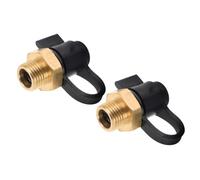 VALICLUD 2 Válvulas Automáticas de Ventilación y Purga de Aire para Compresor Válvula de Drenaje y Seguridad para Tanque de Gas Conexión Recta para Cilindro Purgador de Aire Automático