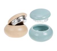 VALICLUD 2 Vasos Limpiadores de Cerámica para Uñas con Tapa Adecuado para Manicura Profesional y Principiantes, para Escuelas de Uñas y Decoración