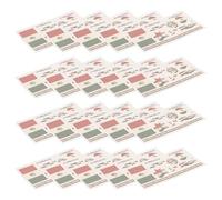 VALICLUD 20 Pegatinas Provisionales con Bandera de México para Temporada de Campeonato Mini Bandera de México Fáciles de Aplicar y Transpirables para Celebraciones al Aire Libre