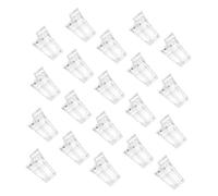 VALICLUD 20 Piezas Clip De Cristal Para Manicura Extensoras De Uñas Postizas Moldes Para Uñas De Clips De Fijación Herramientas De Manicura Para Dedos