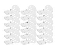VALICLUD 20 piezas Hebillas de Zapatos Planas de Metal Clips Decorativos para Mujer Accesorios de Hierro para Zapatos Clips Seguros para Decorar y DIY