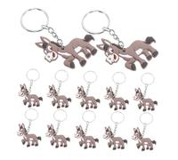 VALICLUD 20 piezas Llavero Donkey Colgante Encanto Animal Bonito para Fiesta Infantil y Regalo Día Padre