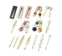 VALICLUD 20 Piezas pasadores de acrílico Pinza para el cabello tiara accesorios pelo niña horquilla pinza de pelo de niña modelado Accesorios para el cabello combinación sombrerería