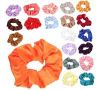 VALICLUD 20 Piezas Sedon Head Rope pequeño pinzas para el cabello para niñas corbata de cabello de seda ondulado Banda de cabello lazo de pelo de las niñas TIENES DE DE CHICA Satín