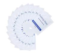 VALICLUD 20 piezas Toallitas para Eliminar Cera Depilatoria Toallitas Útiles para Limpiar Restos de Cera Fórmula Suave para Piel Sensible Uso Único Portátil para Limpieza Corporal tras