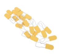 VALICLUD 20 Unidades Sello de Seguridad Material Abs E Hierro para Logística Mecanismo de Bloqueo y Verificación Rápida, Color Amarillo Adecuado para Camiones y Almacenamiento