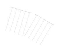 VALICLUD 20 Varillas Metálicas para Puerta de Jaula de Pájaros, Barras en T Extraíbles para Entradas de Palomas, Suministros para Mascotas, Complementos para Aves y Pajareras, Paquete de