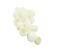 VALICLUD 200 piezas Bolas Naturales de Seda de para Cuidado Facial Exfoliador Orgánico Eliminador de Espinillas Blanca y Suave