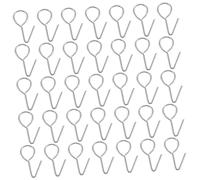 VALICLUD 200 Piezas Ganchos de Metal para Fijar Fundas de Asiento de Coche Clips para Cojines Gancho de Sujeción Plateado para Interiores de Vehículos Accesorios Multifuncionales