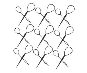 VALICLUD 20juego Agujas para Pasar el Pelo Herramienta para Peinar Bucles Adecuado para Uso Doméstico y Escolar Diseño Clásico para Trenzar Cabello