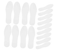 VALICLUD 20pares Plantillas Para Zapatos Desechables Para Hombre y Mujer Finas Transpirables y Absorbentes Para Botas De Senderismo y Running Plantillas Reemplazables Para Calzado
