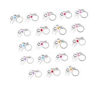 VALICLUD 20piezas Llaveros Forma De Pendientes Para Bolsos Originales Para y Odontología Colores Aleatorios