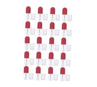 VALICLUD 20piezas Tubos Vacíos De Brillo Labial De Botellas Refillables De Bálsamo Labial Envases Para Cosméticos Mini Contenedores De Maquillaje